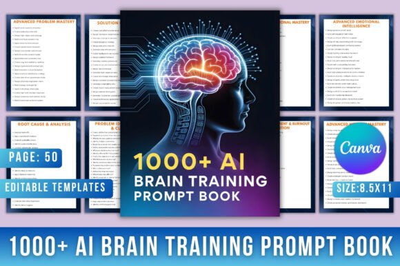 1000 AI Brain Training Prompt Book: A Structured Approach to Sharper Thinking