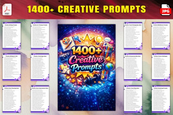 1400 Creative Prompts: A Practical Resource for Sustained Creative Output
