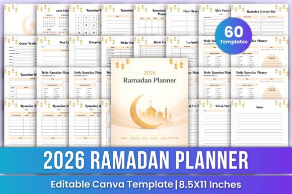 2026 Ramadan Planner Canva Interiors: A Strategic Companion for Worship and Organization
