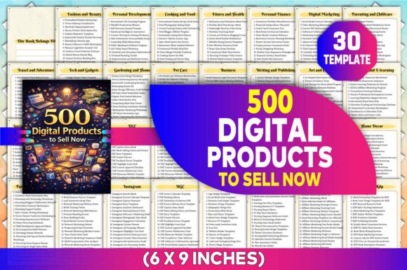 500 Digital Products to Sell Now: Your Blueprint for a Profitable Digital Product Business
