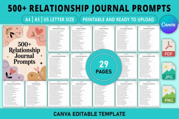 500 Relationship Journal Prompts: A Practical Guide to Deeper Connection and Emotional Growth