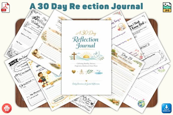 A 30 Day Reflection Journal: Your Path to Mindful Self-Discovery