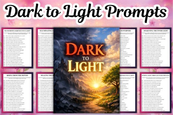 Dark to Light Prompts: A Guided Path Through Emotional Reflection