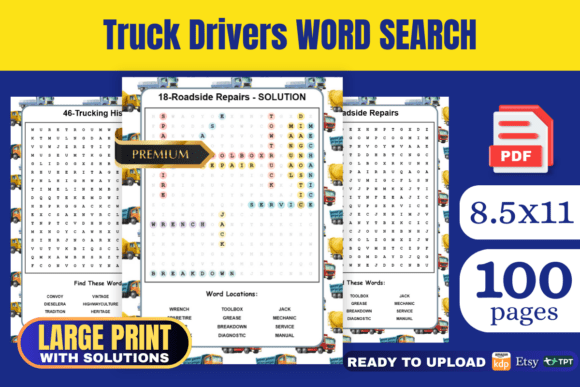 Discover the Ultimate Truck Drivers Word Search Experience