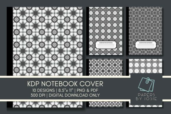 Evaluating the Gray Geometric KDP Notebook Cover for Your Publishing Needs