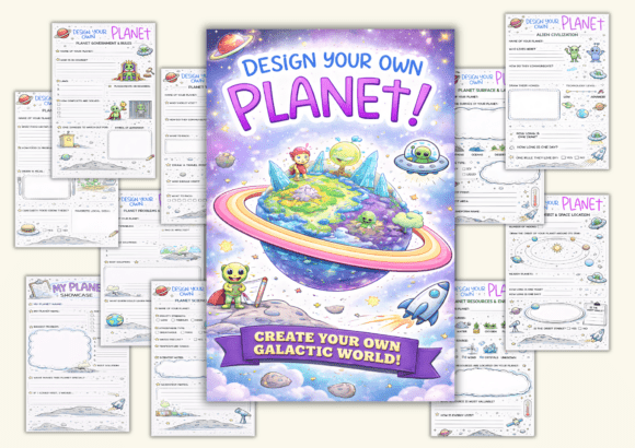 Exploring the Universe of Creativity: The Design Your Own Planet Activity Book