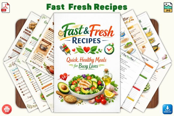 Fast Fresh Recipes: Simple Meals for Busy Lives