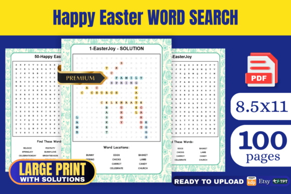 Happy Easter Word Search Book KDP: What to Know Before You Publish or Purchase