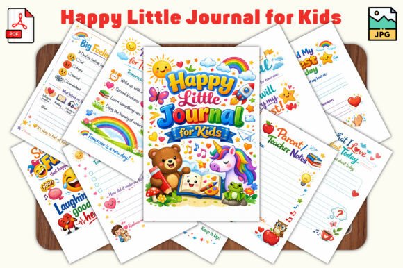 Happy Little Journal for Kids: A Gentle Path to Emotional Growth and Creative Expression