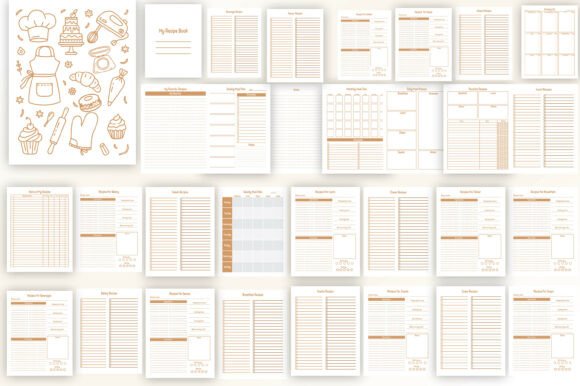 Recipe Books Planner: Your Personal Cookbook Diary