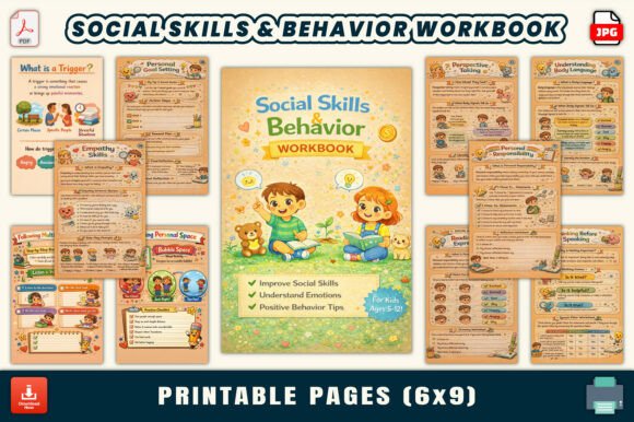 Social Skills Behavior Workbook: A Practical Tool for Building Emotional and Social Competence