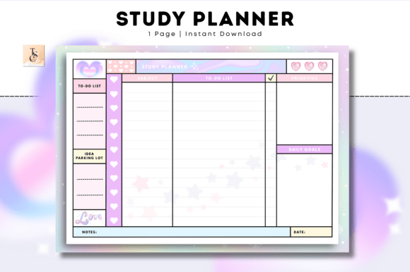 Study Planner – Cozy Pastel: A Gentle Approach to Organized Study Sessions