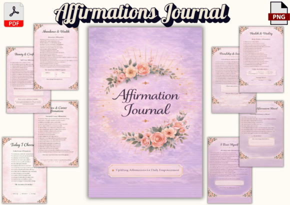 The Affirmation Journal 6×9: A Daily Ritual for Clarity and Calm