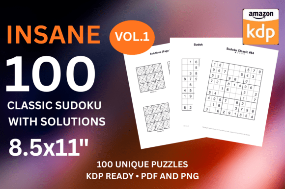 Why Insane Sudoku Vol 1 - KDP Interior Sets the Standard for Puzzle Publishers