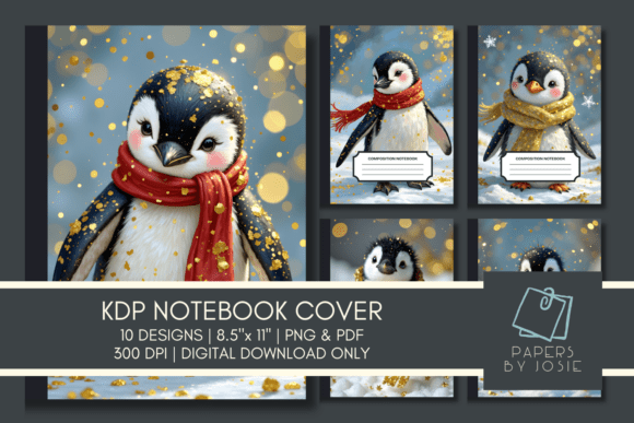 Why the Golden Penguins KDP Notebook Cover Is a Strategic Asset for Your Publishing Business
